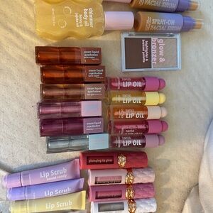 Tinted Lip Oil Set - Pink, Red, Orange